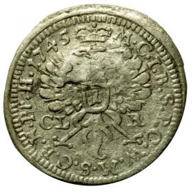 Picture 2 for: 1 kreuzer 1745 Frederick the Great Bayereuth