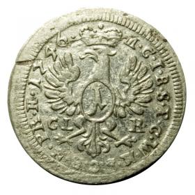 Picture 2 for: 1 kreuzer 1746 Frederick the Great Bayereuth