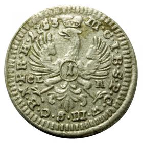 Picture 2 for: 1 kreuzer 1753 Frederick the Great Bayereuth