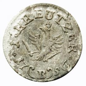 Picture 2 for: 1 kreuzer 1756 Frederick the Great Wroclaw