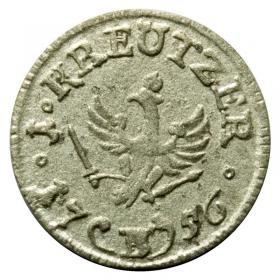 Picture 2 for: 1 kreuzer 1756 Frederick the Great Wroclaw