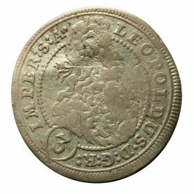 Picture for: 3 kreuzer 1701 Leopold I Czech Republic Prague