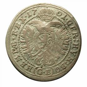 Picture 2 for: 3 kreuzer 1701 Leopold I Czech Republic Prague