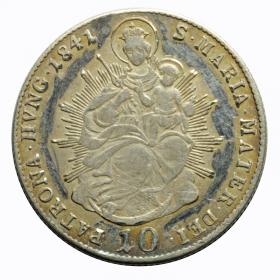Picture 2 for: 10 kreuzer 1841 Ferdinand V Hungary Kremnica