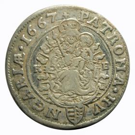 Picture for: 6 kreuzer 1667 Leopold I Hungary Kremnica