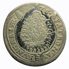 Picture 2 for: 15 kreuzer 1678 Leopold I Hungary Kremnica