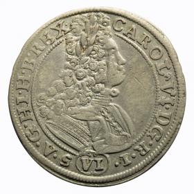 Picture for: 6 kreuzer 1714 Charles VI Wroclaw