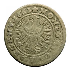 Picture 2 for: 3 kreuzer 1661 George III of Brieg Duchy of Brzeg  Legnica  Wolow Brzeg