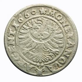 Picture 2 for: 3 kreuzer 1660 George III of Brieg Duchy of Brzeg  Legnica  Wolow Brzeg