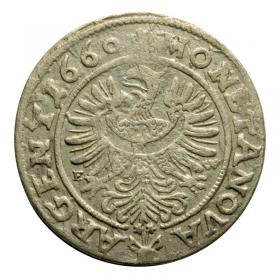 3 kreuzer 1660 George III of Brieg Duchy of Brzeg  Legnica  Wolow Brzeg