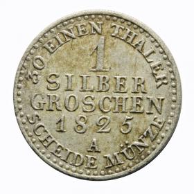 Picture 2 for: 1 silber groschen 1825 Frederick William III Germany Berlin