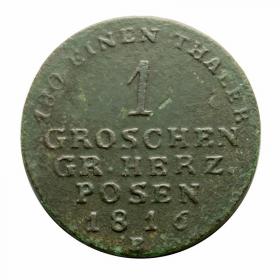 Picture for: Groschen 1816 Grand Duchy of Posen Wroclaw