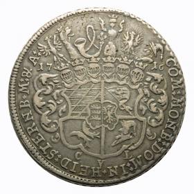 Picture 2 for: Thaler 1716 Charles Frederick I Duchy of Olesnica