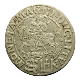 Picture 2 for: Lithuanian groschen Polish rate 1546 Sigismund II Augustus Vilnius