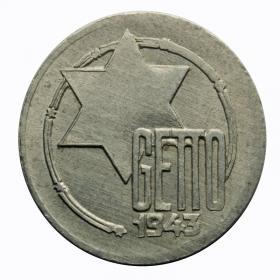 Picture 2 for: 5 mark 1943 Lodz Ghetto