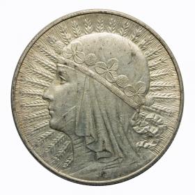 Picture for: 10 zlotych 1932 Head of Women Second Polish Republic Warsaw