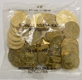 Picture for: 2 zl 2008 Sybirak 50 pieces Mint coin bag