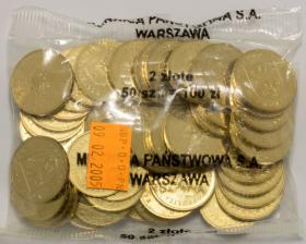 Picture for: 2 zl 2004 Pomeranian Voivodeship 50 pieces Mint coin bag