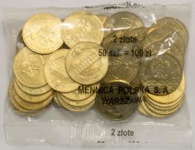 Picture for: 2 zl 2006 Zagan 50 pieces Mint coin bag
