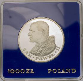 Picture for: 1000 zl 1983 John Paul II silver