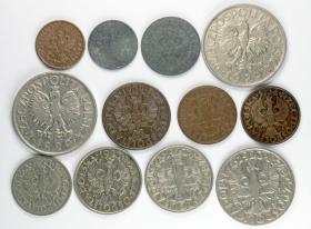 Picture 2 for: set of 12 coins Second Polish Republic