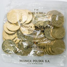 Picture for: 2 zl 2008 Lowicz 50 pieces Mint coin bag