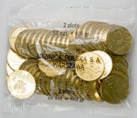 Picture for: 2 zl 2007 Swidnica 50 pieces Mint coin bag