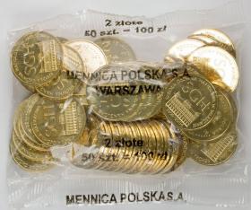 2 zl 2006 100 years of The Warsaw School of Economics 50 pieces Mint coin bag