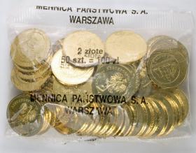 Picture for: 2 zl 2005 History of Zloty Sail Ship 50 pieces Mint coin bag