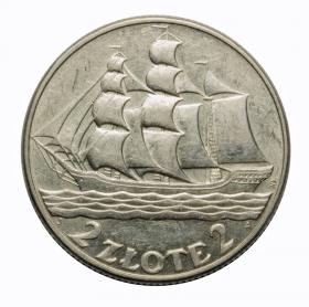 Picture for: 2 zlote 1936 Sailing ship Second Polish Republic Warsaw