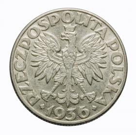 Picture 2 for: 2 zlote 1936 Sailing ship Second Polish Republic Warsaw