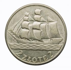 Picture for: 2 zlote 1936 Sailing ship Second Polish Republic Warsaw