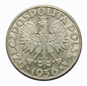 Picture 2 for: 2 zlote 1936 Sailing ship Second Polish Republic Warsaw