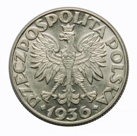 Picture 2 for: 2 zlote 1936 Sailing ship Second Polish Republic Warsaw