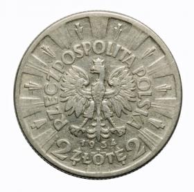 Picture 2 for: 2 zlote 1934 Jozef Pilsudski Second Polish Republic Warsaw