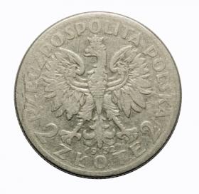 Picture 2 for: 2 zlote 1932 woman's head Second Polish Republic Warsaw