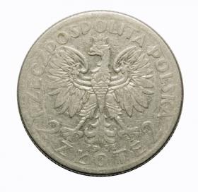 Picture 2 for: 2 zlote 1934 woman's head Second Polish Republic Warsaw