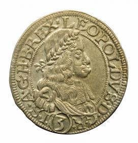 Picture for: 3 kreuzer 1666 Leopold I Austria Vienna