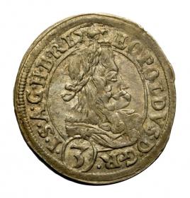 Picture for: 3 kreuzer 1670 Leopold I Austria Graz