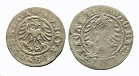 Picture 2 for: Zestaw 2 x półgrosz 1509 Kraków 1518 Wilno