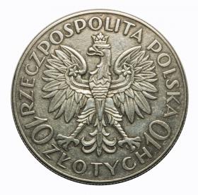 Picture 2 for: 10 zł 1933 Jan III Sobieski srebro