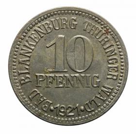 Picture for: 10 pfennig 1921 Blenkenburg Schwarzburg Rudolstadt
