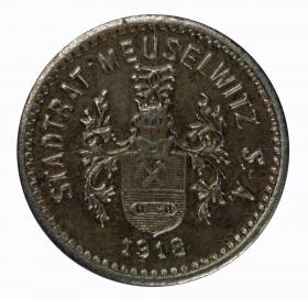 Picture 2 for: 5 pfennig 1918 Meuselwitz Saxony