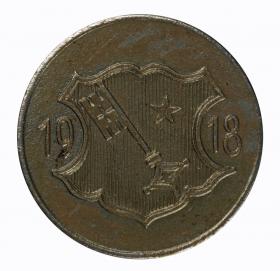 Picture 2 for: 10 pfennig 1918 Worms Hesse