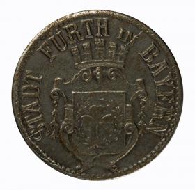 Picture 2 for: 10 pfennig 1917 Furth Bavaria