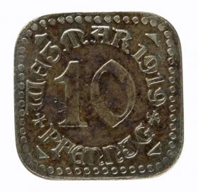 Picture for: 10 pfennig 1919 Weimar Saxony