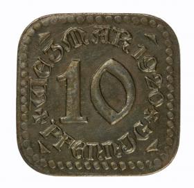 Picture for: 10 pfennig 1920 Weimar Saxony