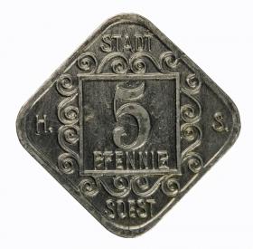 Picture for: 5 pfennig 1920 Soest Westphalia