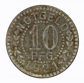 10 pfennig 1921 Gosswitz Saxony