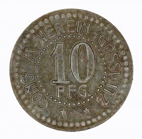 10 pfennig 1921 Gosswitz Saxony
